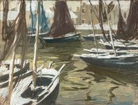 The Harbor After a Snowstorm, 1909