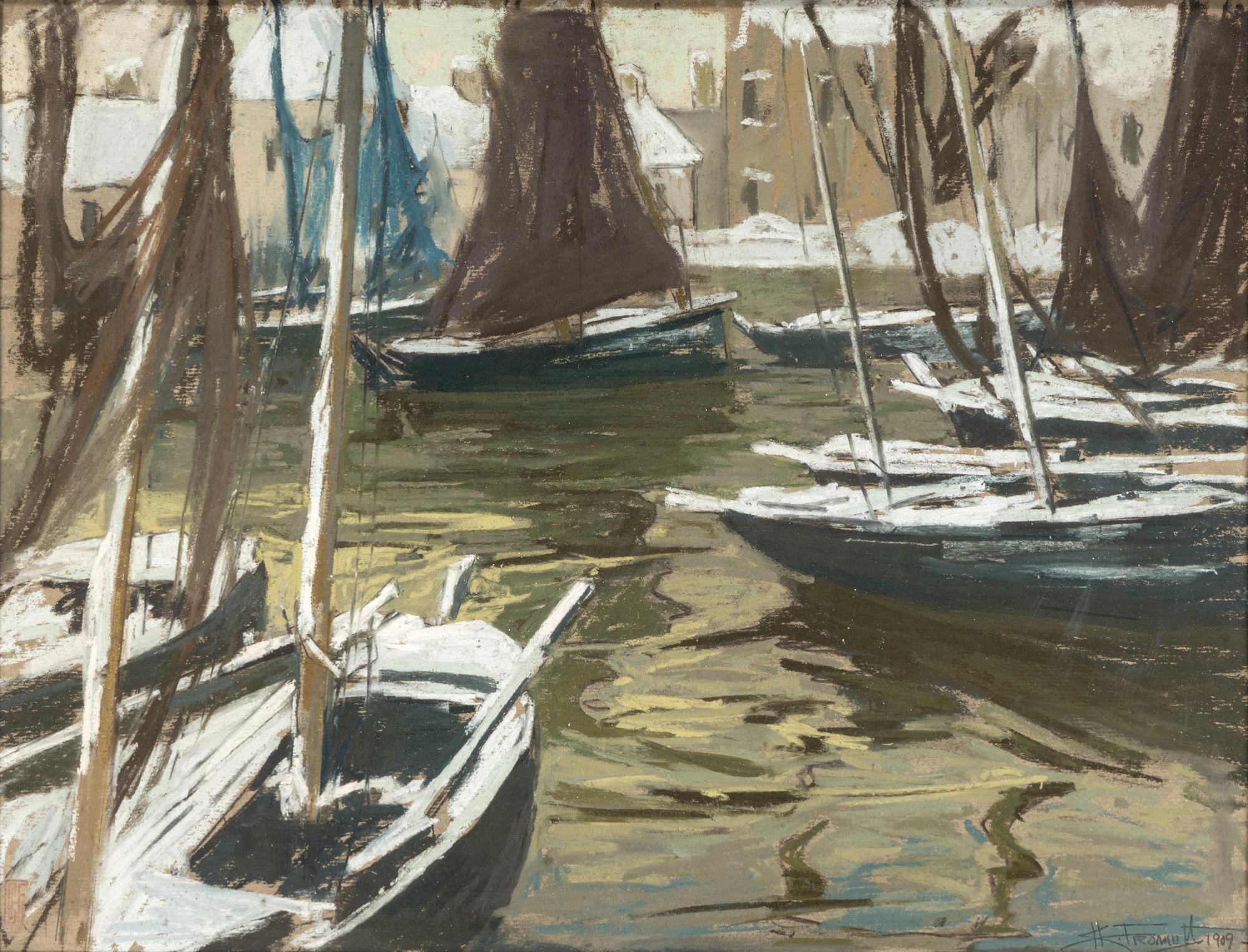The Harbor After a Snowstorm, 1909