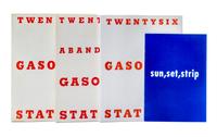RUSCHA, ED. Twentysix Gasoline Stations. Alhambra, CA, 1969. With three others imitating Ruscha's works (4 total)