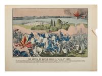 [CIVIL WAR]. A group of 6 prints featuring Civil War scenes and personalities, highlighted by tobacco advertisement illustrating Stonewall Jackson.