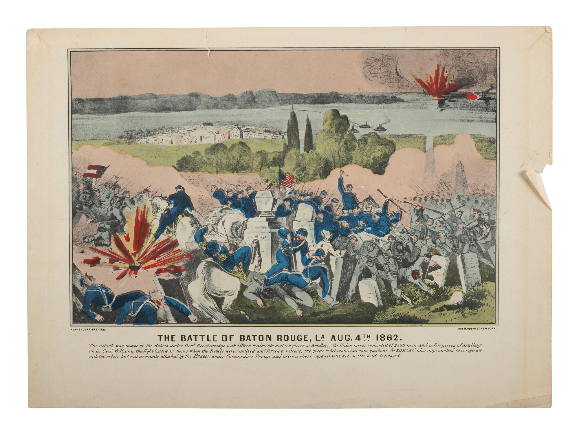 [CIVIL WAR]. A group of 6 prints featuring Civil War scenes and personalities, highlighted by tobacco advertisement illustrating Stonewall Jackson.