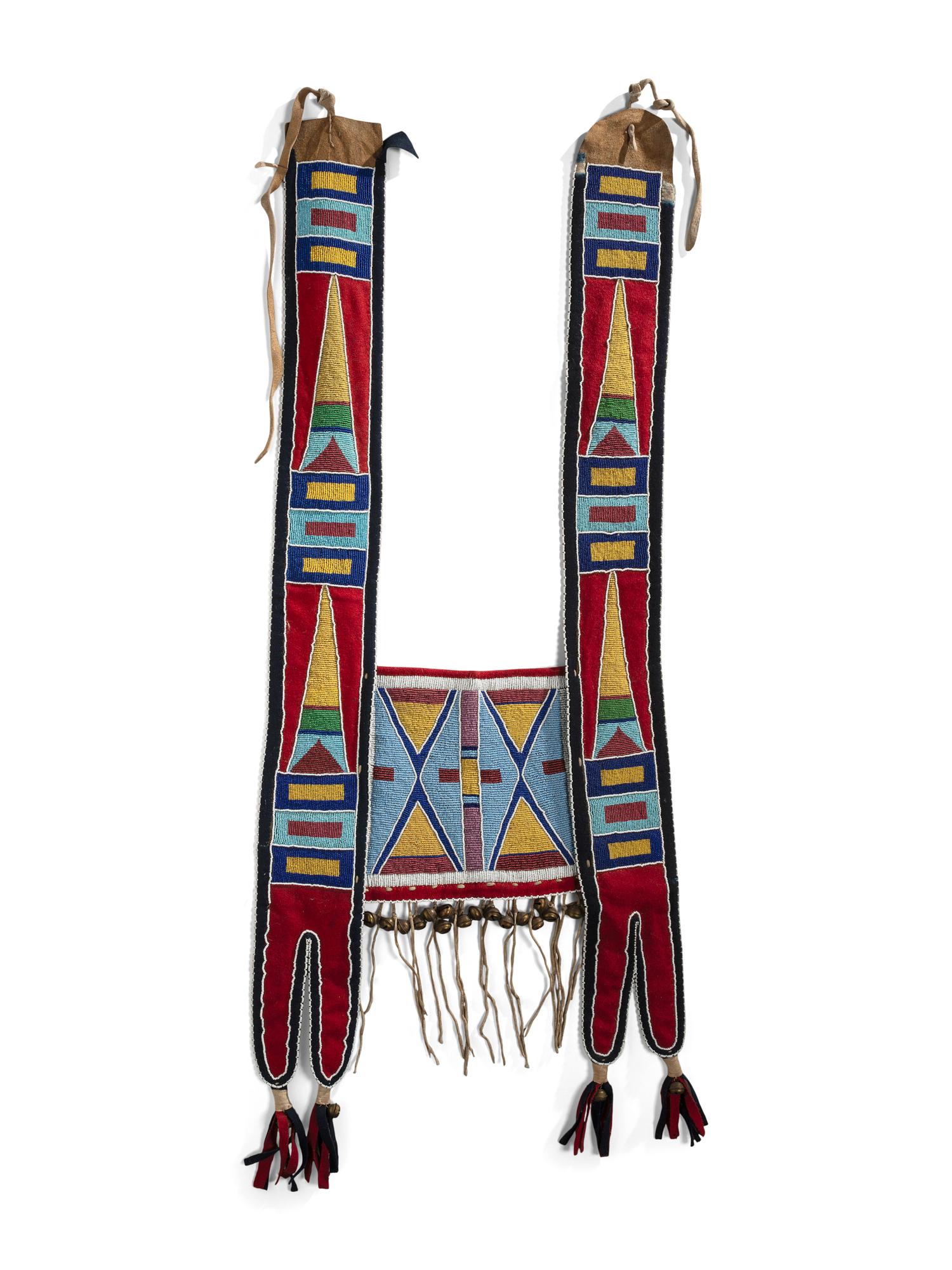 Apsáalooke (Crow) Beaded Hide Martingale