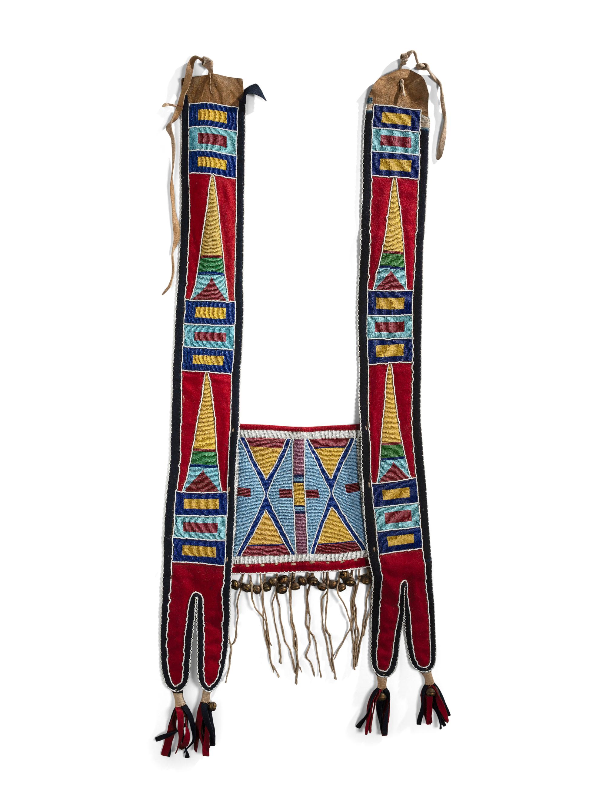 Apsáalooke (Crow) Beaded Hide Martingale