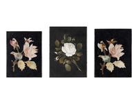 Four Continental Pietra Dura Plaques