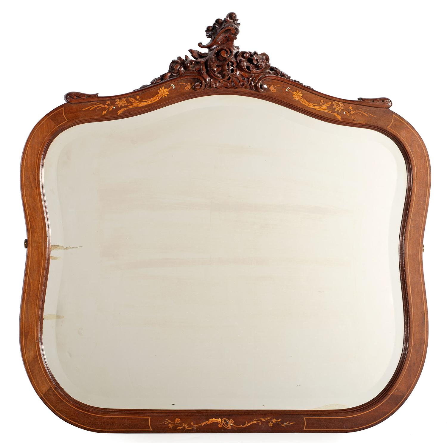 An Aesthetic Movement Mahogany, Inlay and Mother of Pearl Bedroom Set from Katherine Graham's Estate