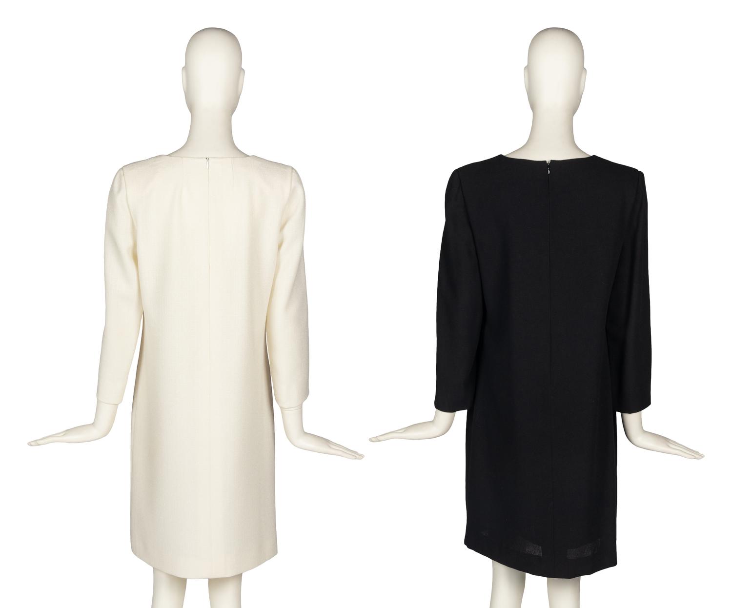 Two Pierre Cardin Haute Couture Butterfly Dresses