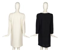 Two Pierre Cardin Haute Couture Butterfly Dresses
