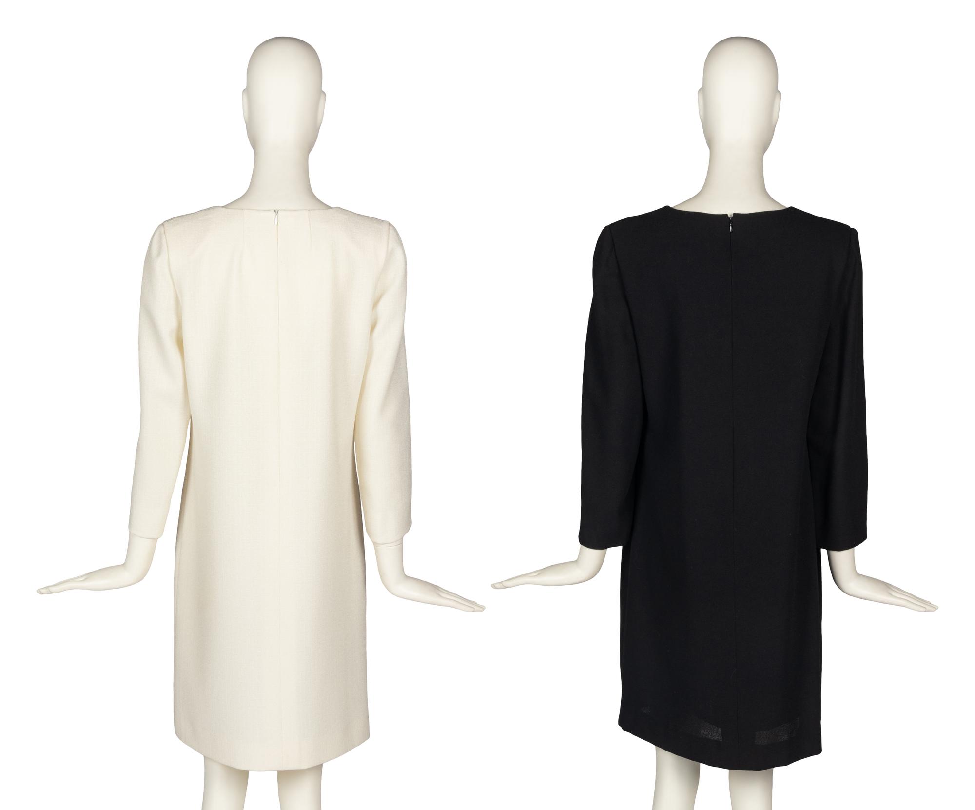 Two Pierre Cardin Haute Couture Butterfly Dresses