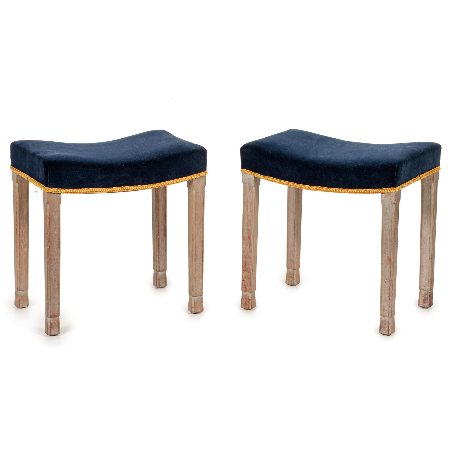 Pair of Queen Elizabeth II Coronation Stools