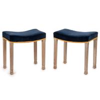 Pair of Queen Elizabeth II Coronation Stools