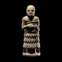 A Sumerian Gypsum Female Worshipper