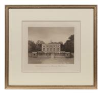 A Set of Six Framed Engravings Depicting Versailles and the Petit Trianon