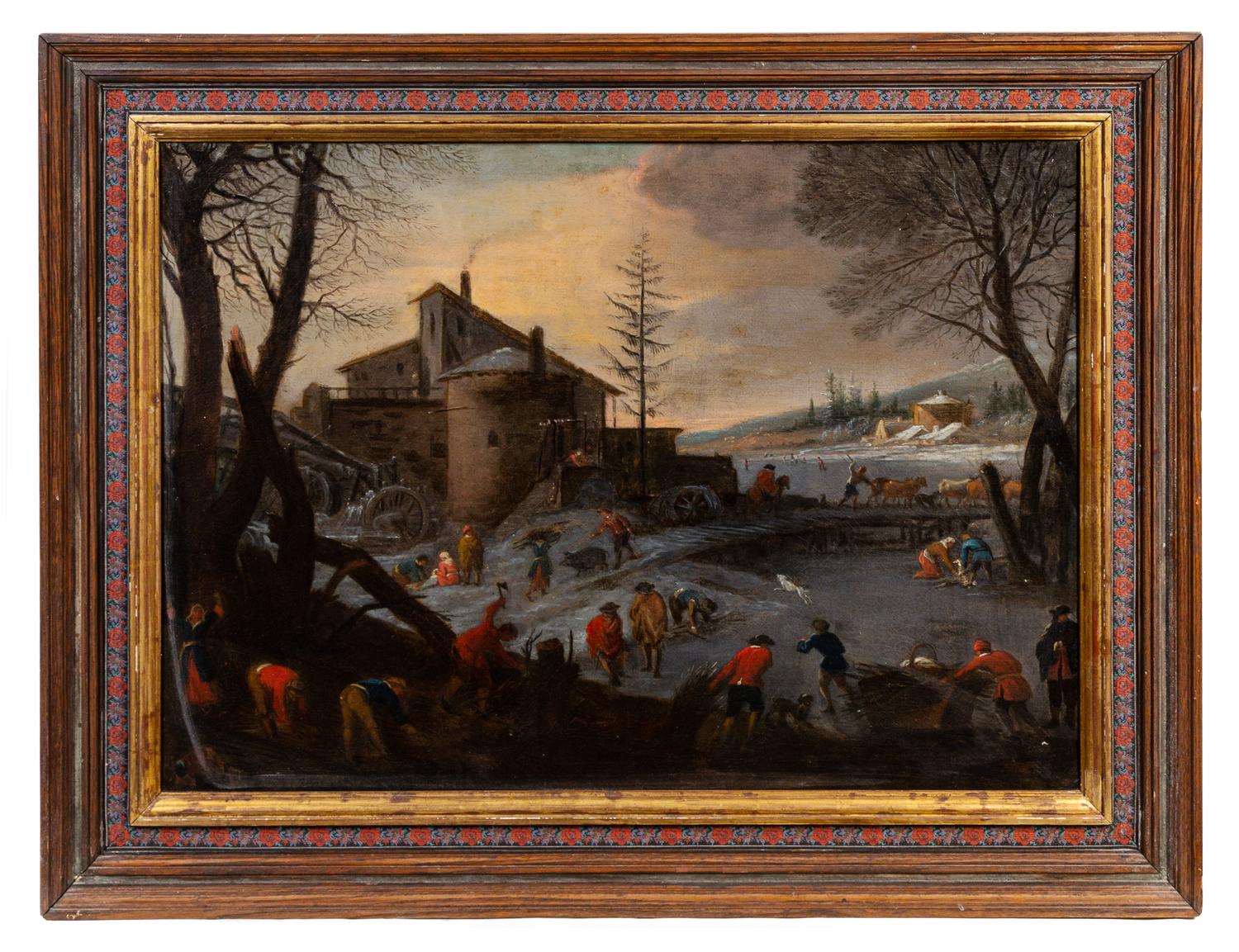 Artist Unknown, (Late 19th/Early 20th Century), Mill Scene with Figures