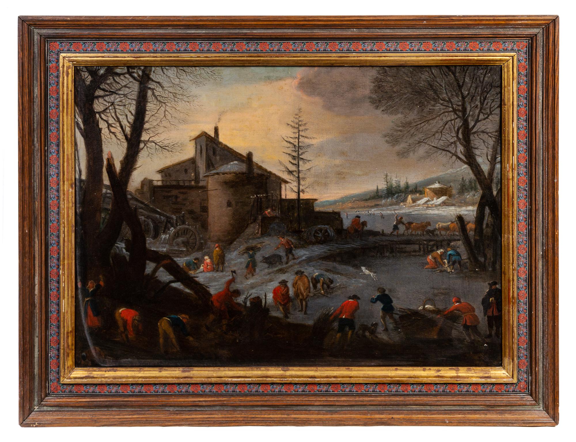Artist Unknown, (Late 19th/Early 20th Century), Mill Scene with Figures