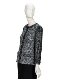 Chanel, Shimmery Two-Tone Cardigan Jacket NWT