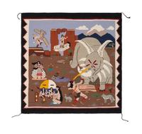 Navajo Creation Story , Pictorial Weaving