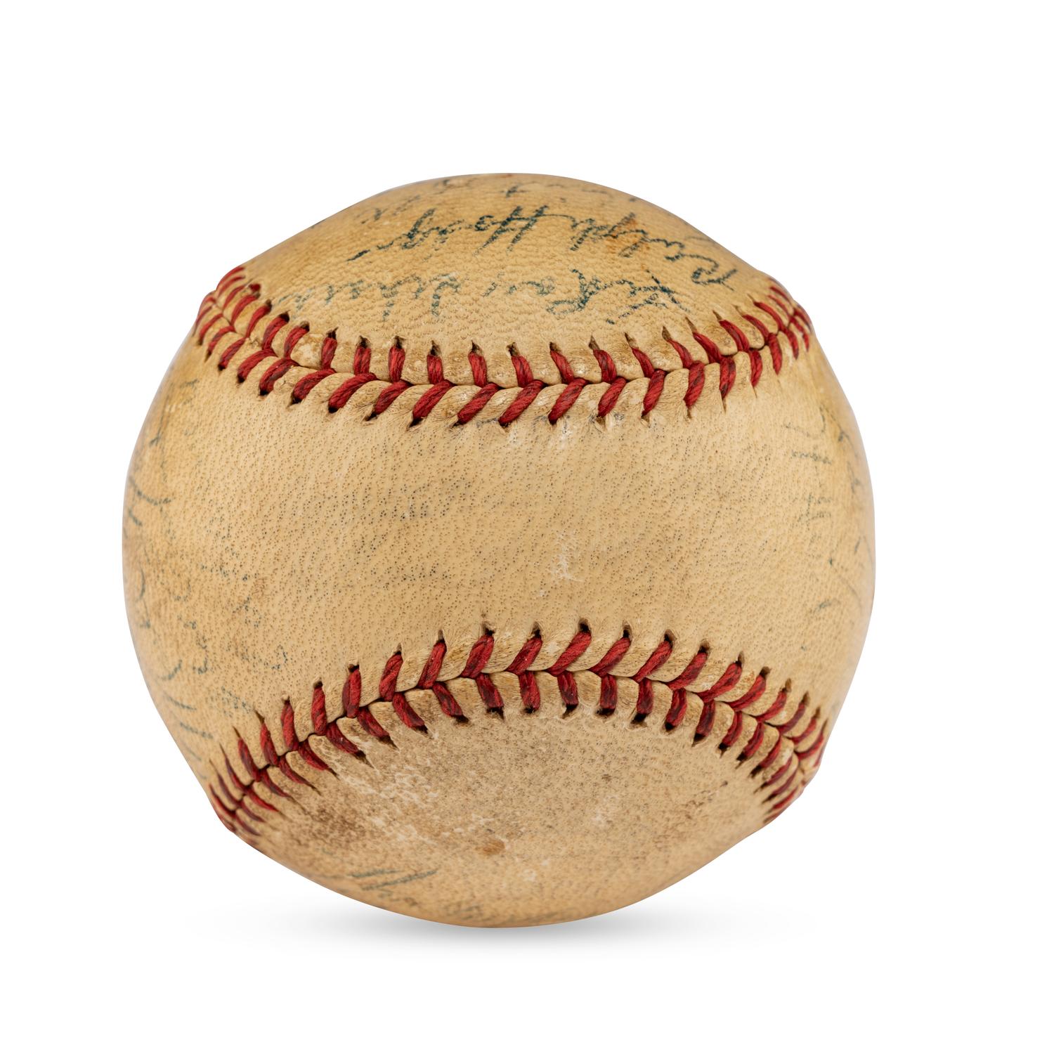 A 1944 Chicago White Sox Team Signed Autograph Baseball
