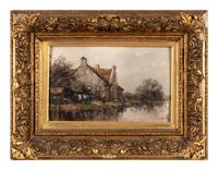 Old Homestead, on Canal at Diemen