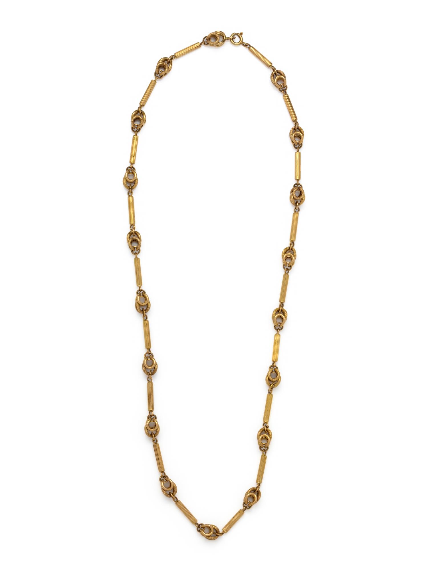 YELLOW GOLD NECKLACE