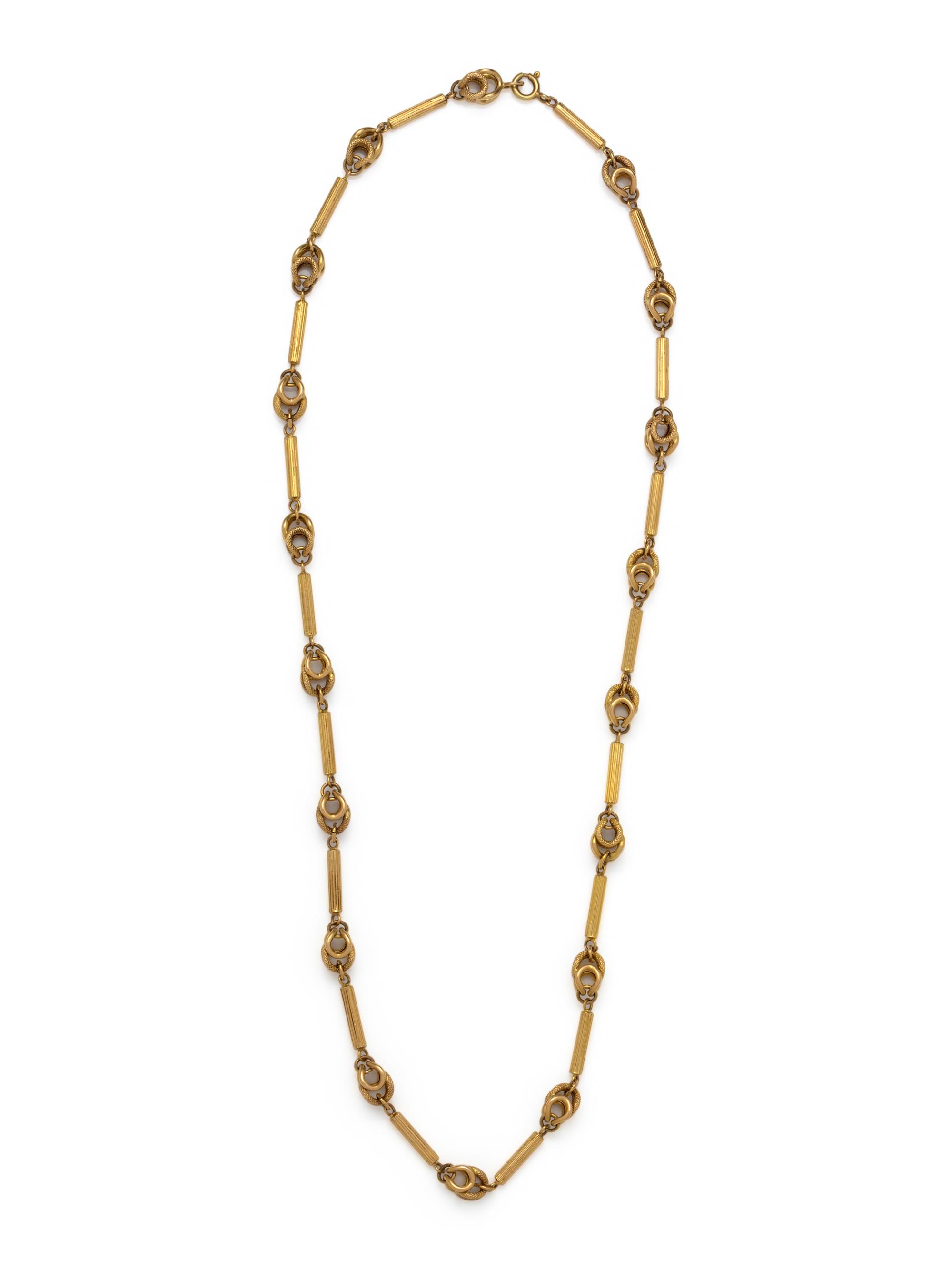 YELLOW GOLD NECKLACE