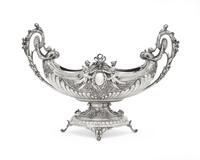 A German Renaissance Revival .800 silver centerpiece bowl, Koch & Bergfeld (founded 1859), Bremen, Germany, circa 1900