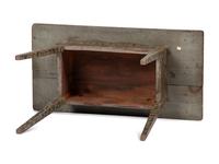 A Country Federal Paint-Decorated Pine and Cherrywood Tavern Table