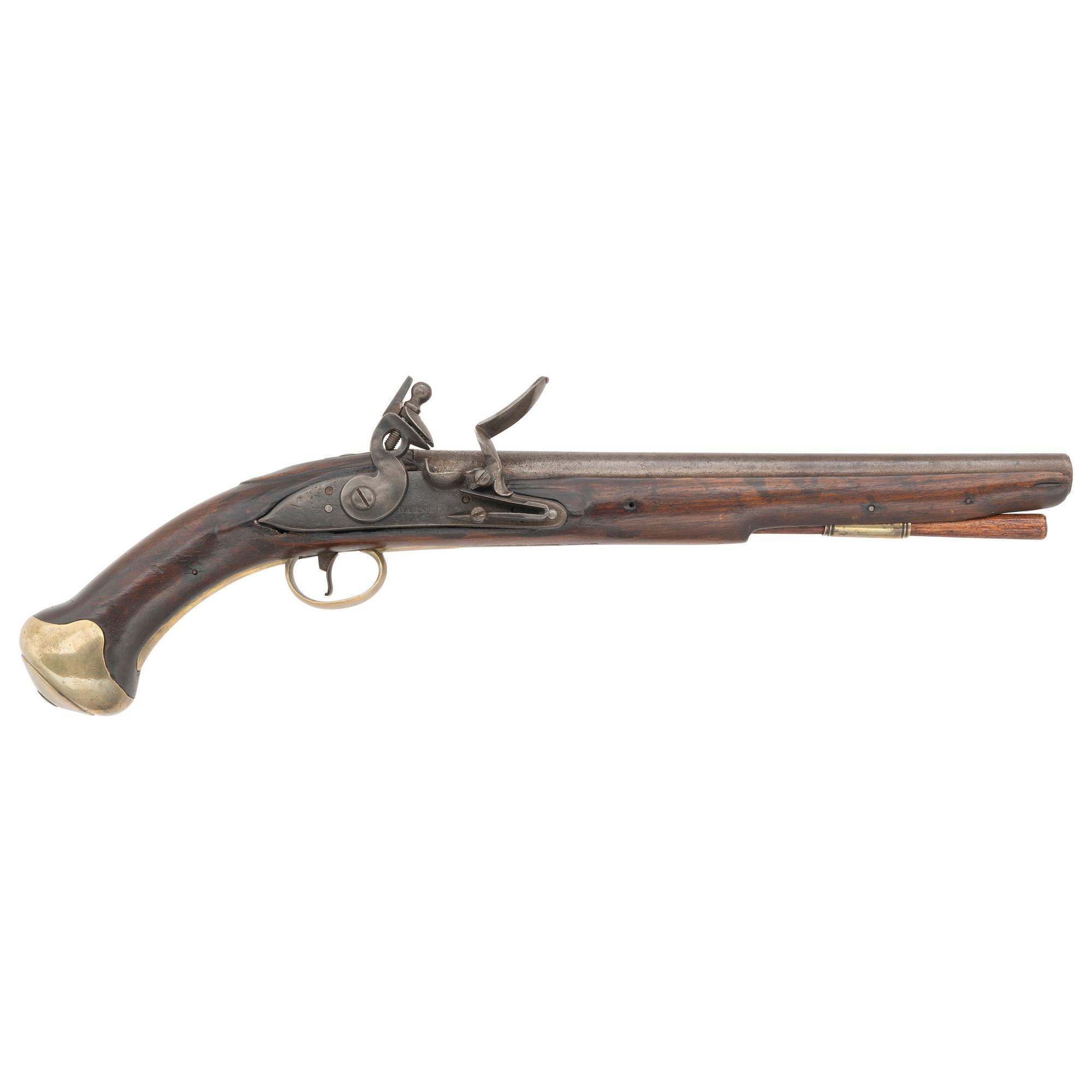 Rack Numbered Barnett Contract British Carbine Bore Land Pattern Flintlock Pistol