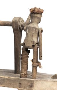A Figural Pine Whirligig