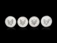 [PRIVATE ISSUE] Four 1/2-Pound Silver Rounds