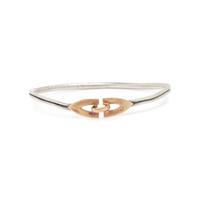 CARTIER, STERLING SILVER AND YELLOW GOLD BRACELET