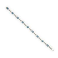 Simon G., White Gold, Diamond and Aquamarine Bracelet