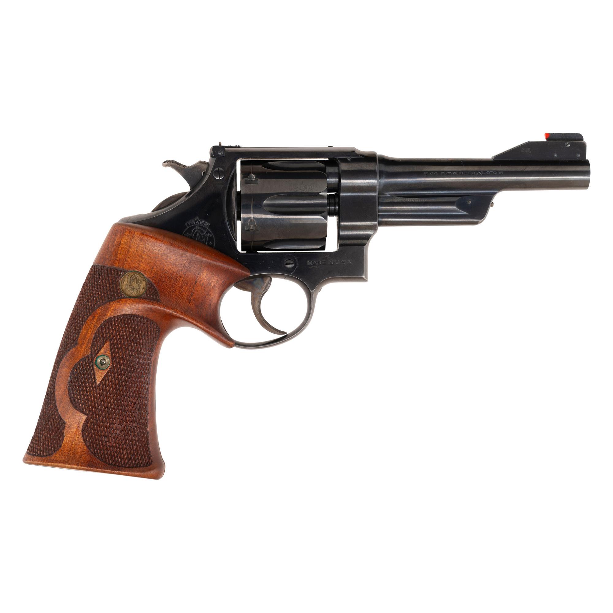 *Customized Smith & Wesson 5-Screw .44 Hand Ejector 3rd Model with King's Front Sight in Display Box