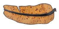 A Rare Chinese Spotted Bamboo Leaf-Shaped Tray Length 26 inches. — 18TH CENTURY