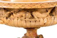 A Continental Carved Marble Urn