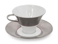 A Hering Berlin Polite Platinum Porcelain Dinner Service