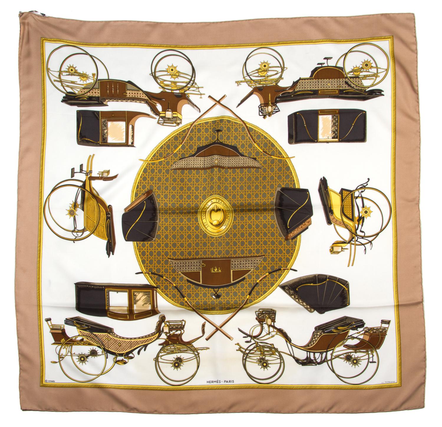 An Hermes 90cm Silk Scarf, 36" x 36".