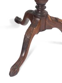 A George III Mahogany Tilt Top Tea Table