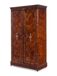 A Scottish Grain-Painted Gentleman's Wardrobe Cabinet