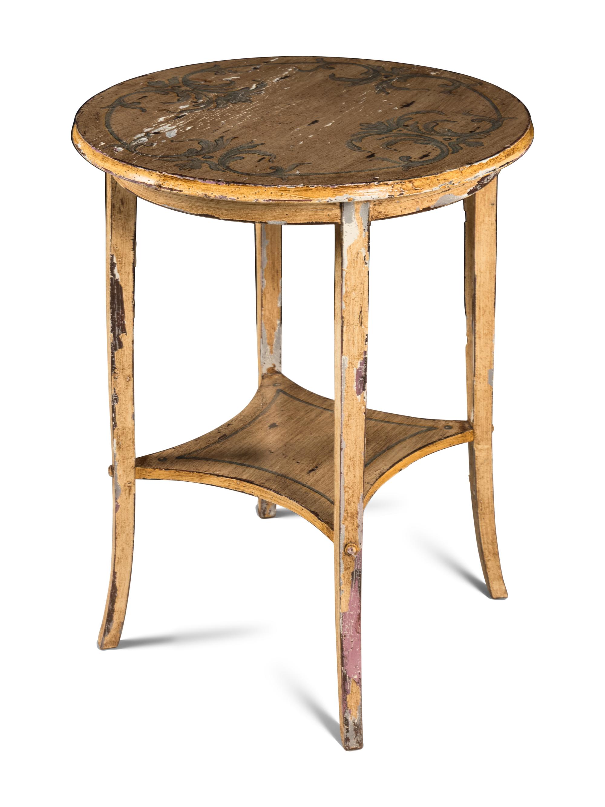 An Italian Painted Side Table