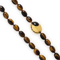 Tiffany & Co., Angela Cummings, Yellow Gold and Tiger's Eye Beaded Necklace