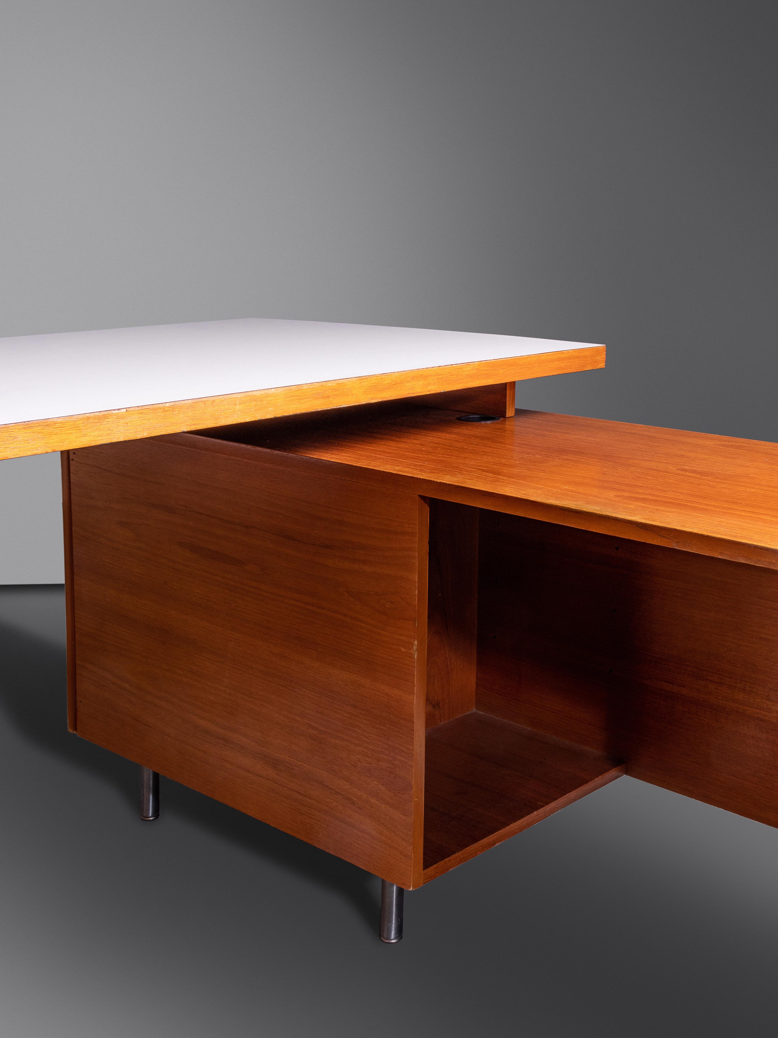 Executive Office Desk and Return Herman Miller, USA