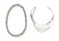 A Collection of Silver Necklaces, Taxco, 72.60 dwts.