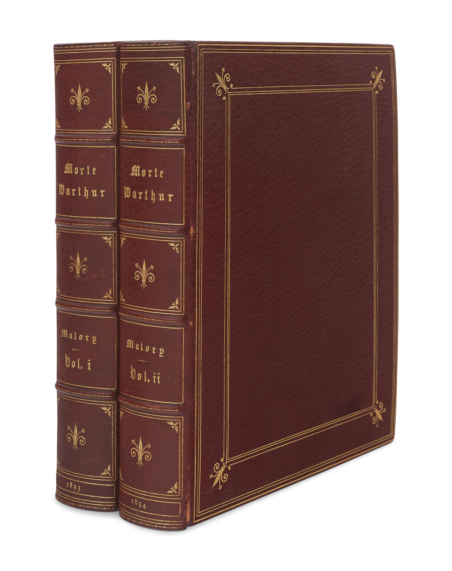 BEARDSLEY, Aubrey (1872-1898), illustrator. -- MALORY, Thomas, Sir (fl 1470). [Le Morte d’Arthur]. The Birth Life and Acts of King Arthur of his Noble Knights of the Round Table… . [London]: J. M. Dent, 1894.
