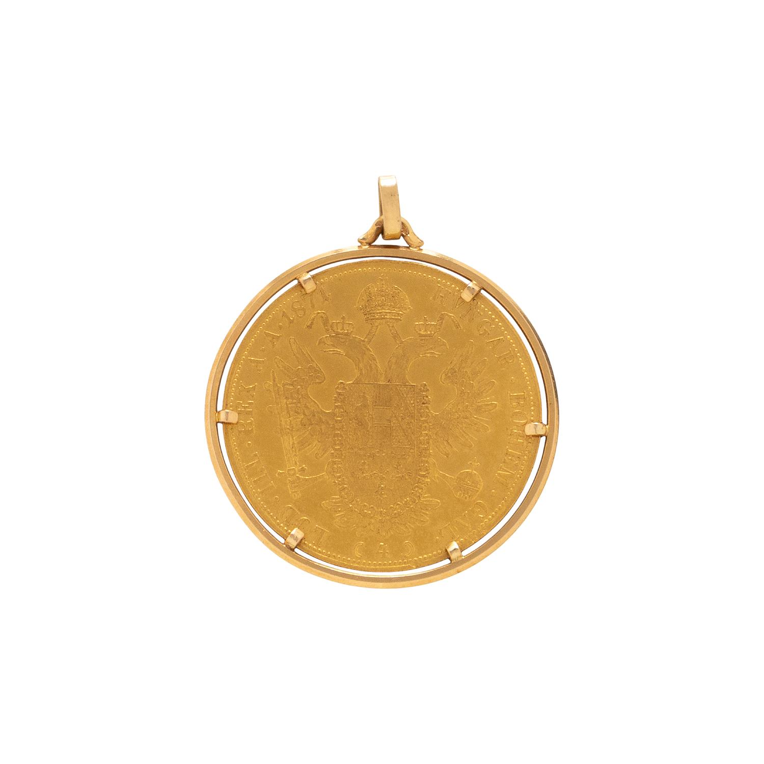 AUSTRIAN COIN PENDANT