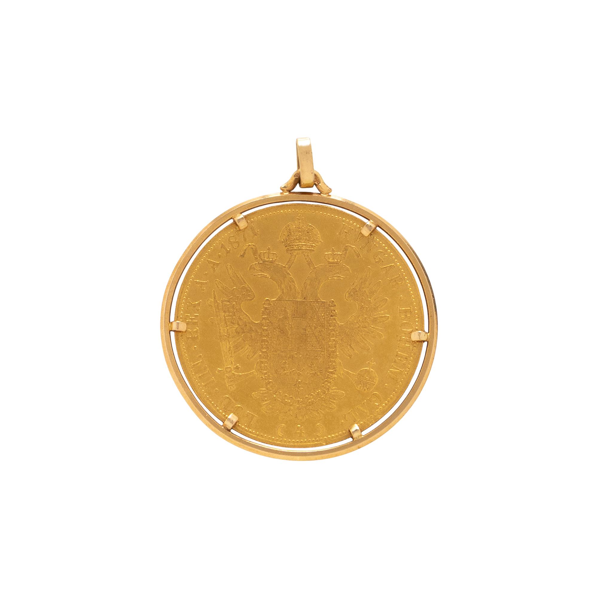 AUSTRIAN COIN PENDANT