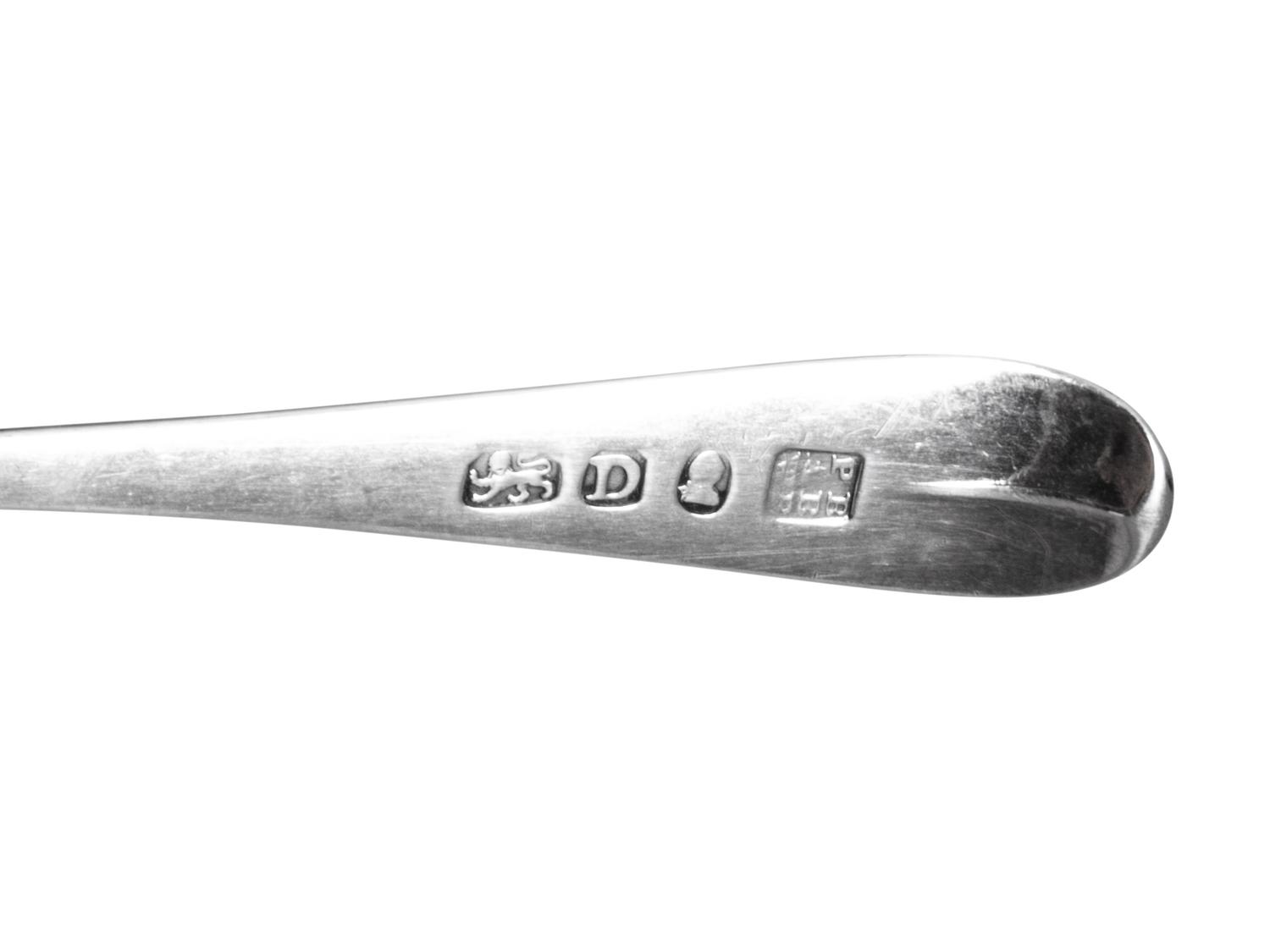 A George III Silver Condiment Spoon