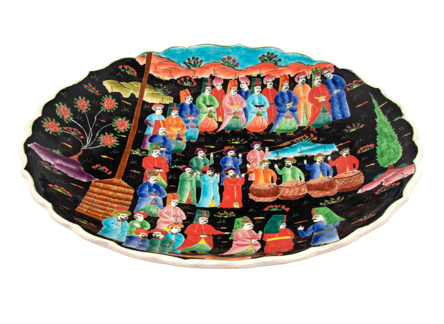 Two Turkish Ceramic Platters