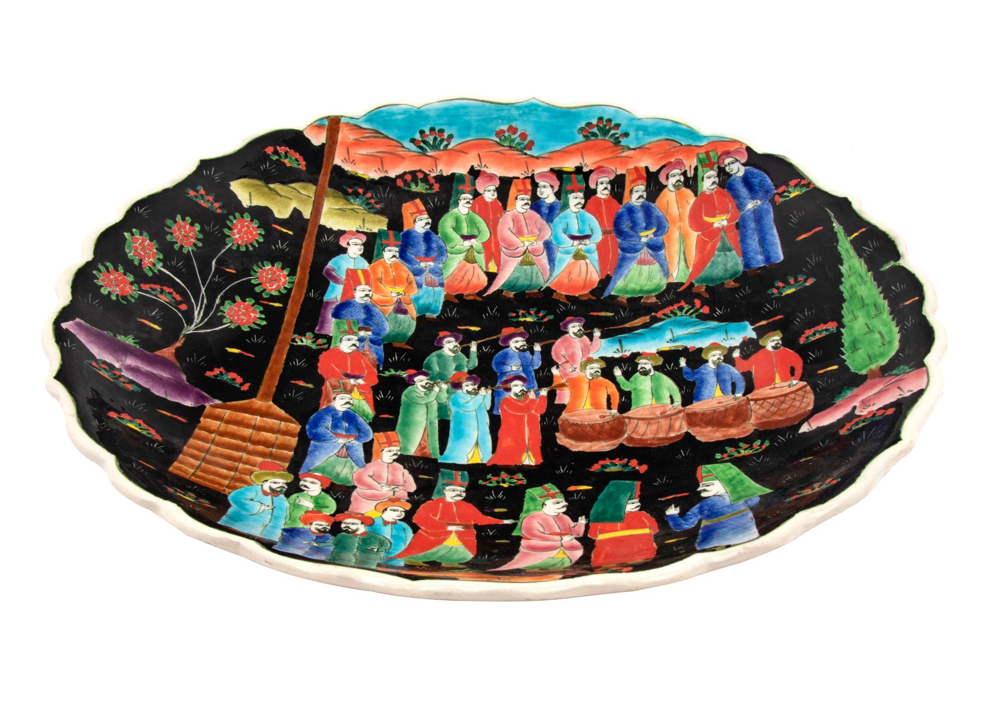 Two Turkish Ceramic Platters