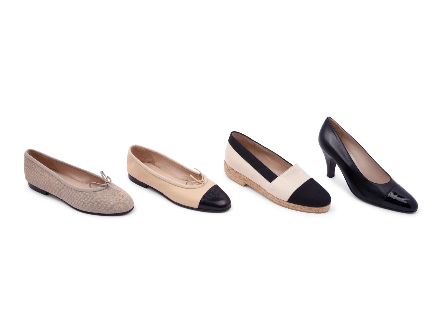 Four Pairs of Chanel Shoes, 1990s