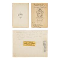 [Native Americana]. A group of 3 images of Sitting Bull and his family by D.F. Barry and O.S. Goff.